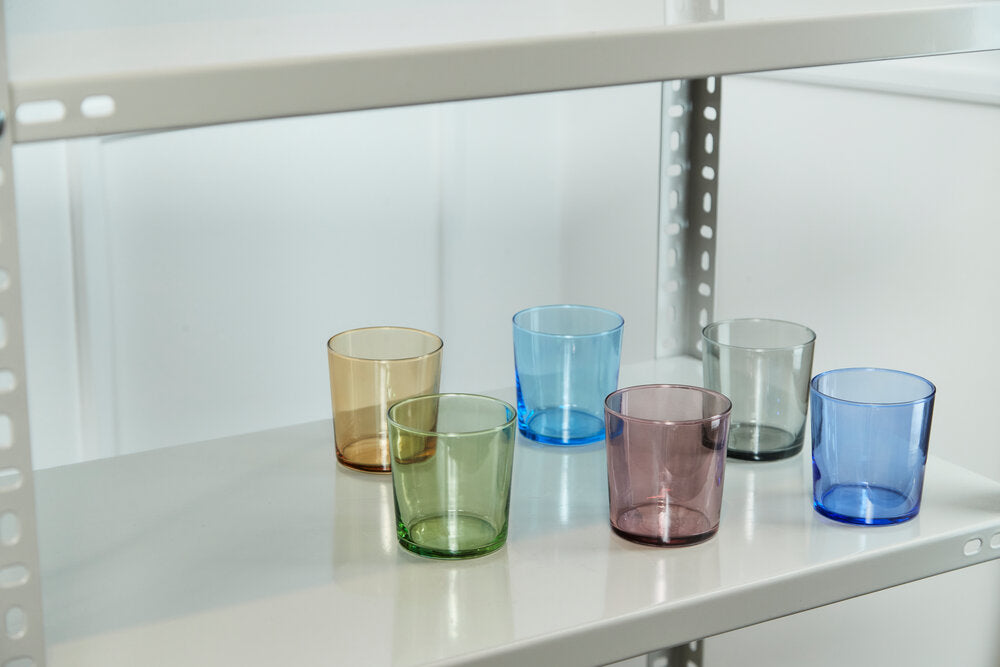 Aida Farvet drikkeglas, 6 stk - 34,5 cl. - Bahne